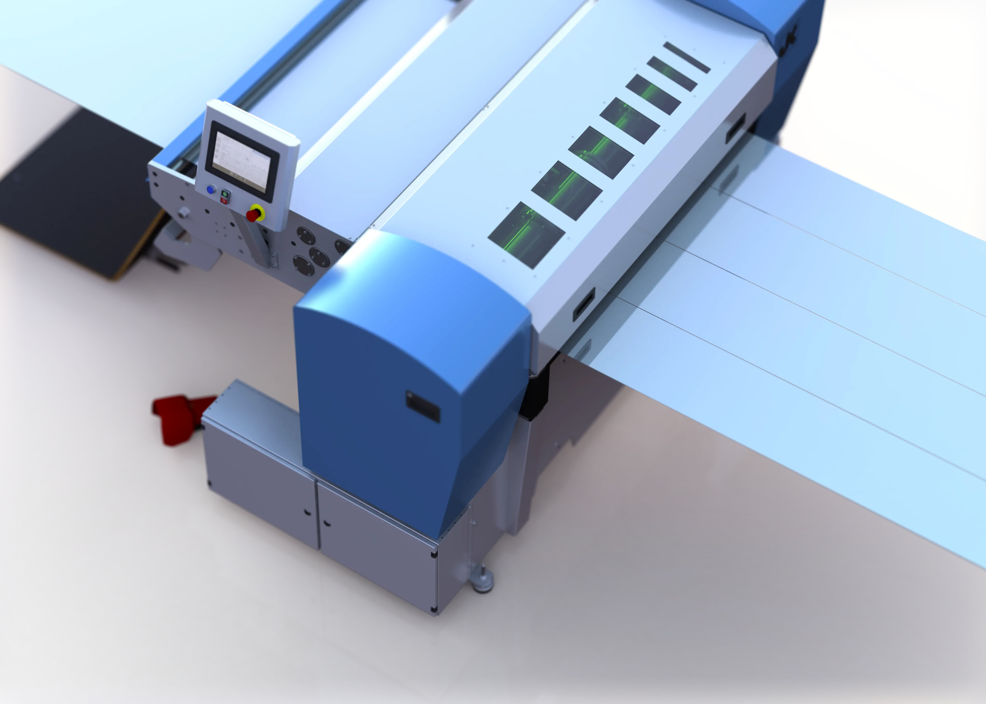 BP-1250 Blade Pilot automatic slitting line