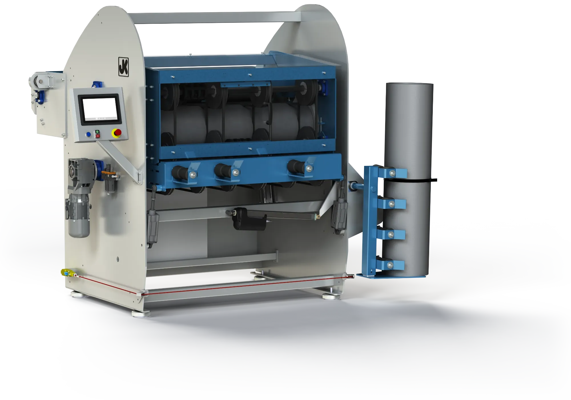 Lightweight coil recoiler